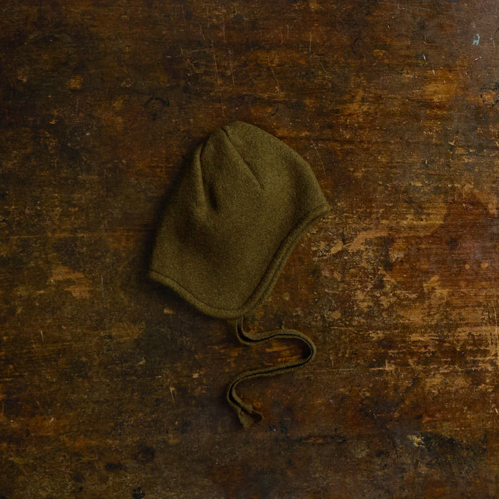 Strath Baby & Kids Hat - Boiled Merino Wool - Seaweed