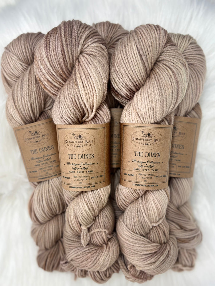 Strawberry Blue Farm 4ply Merino Non-Superwash DK