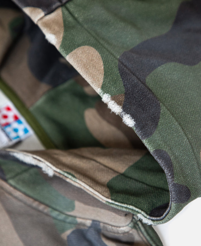 Studded Zip Up (Camo)