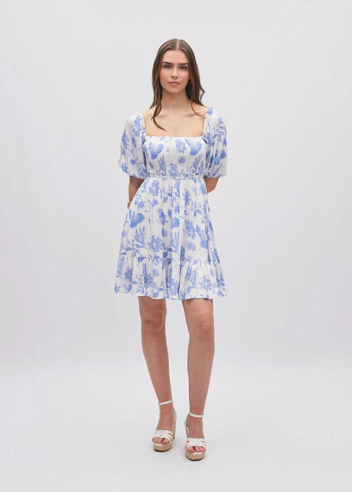 Sunny Dress Blue Daisy