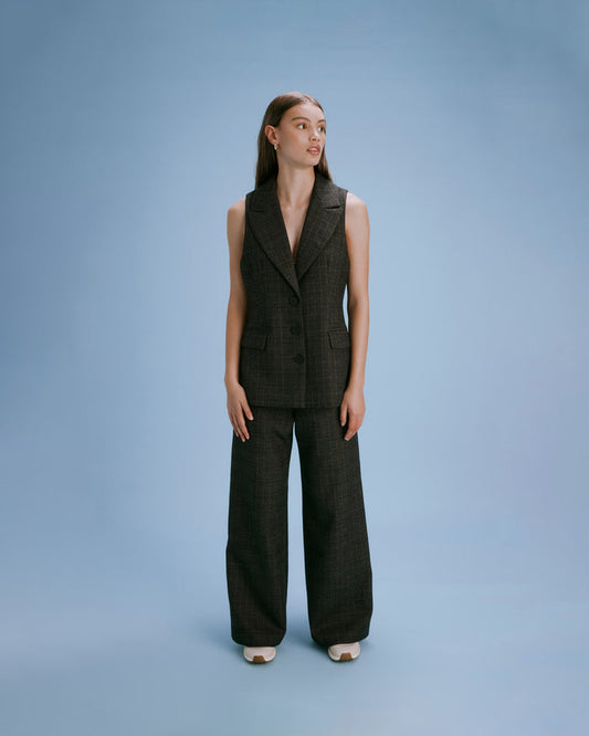 SWISH VEST TWEED