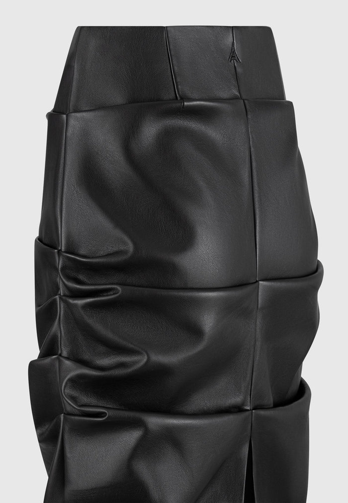 tacked-leather-midaxi-skirt-black