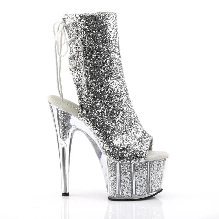 Tacones Pleaser ADORE-1018G Plata Purpurina
