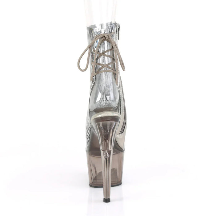 Tacones Pleaser ADORE-1018HCT Transparente Plata Hologram