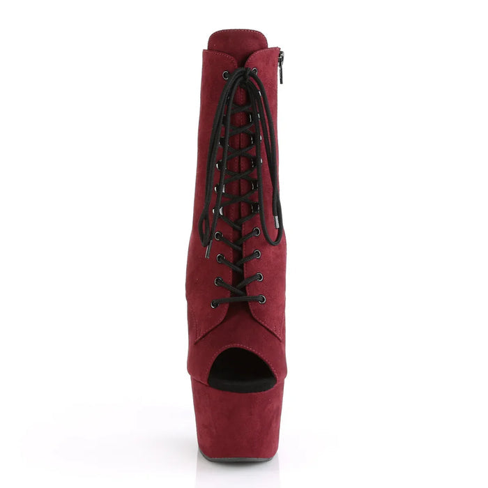 Tacones Pleaser ADORE-1021FS Burdeos Faux Suede