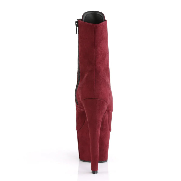 Tacones Pleaser ADORE-1021FS Burdeos Faux Suede