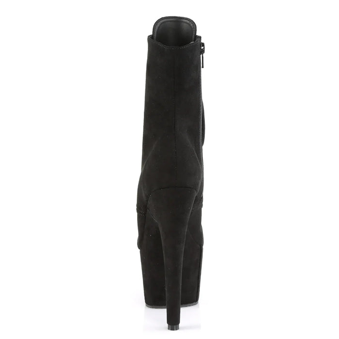 Tacones Pleaser ADORE-1021FS Negro Faux Suede