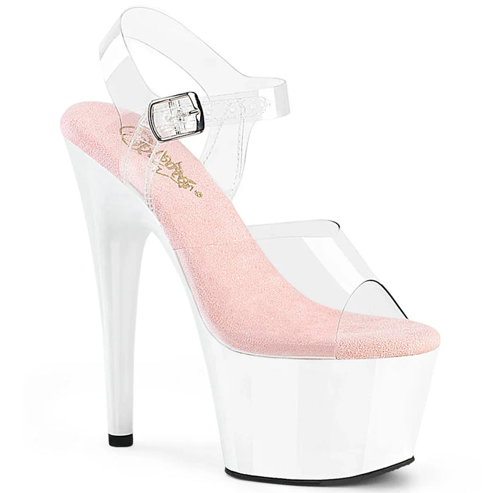 Tacones Pleaser ADORE-708 Transparente B. Rosa