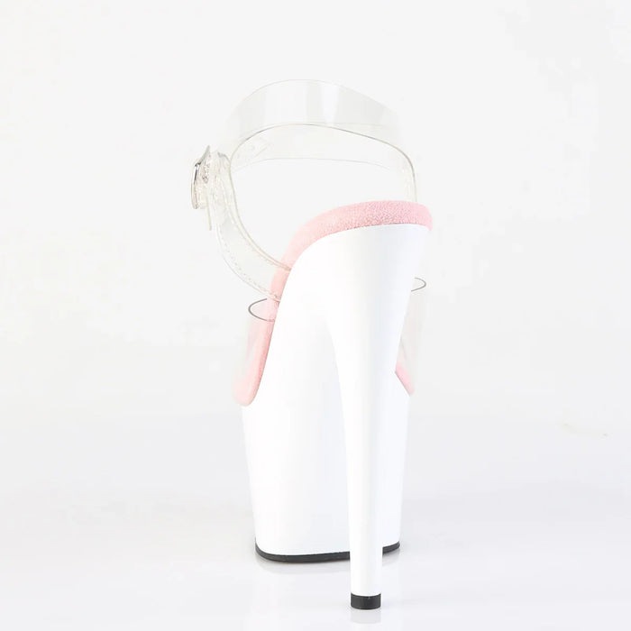 Tacones Pleaser ADORE-708 Transparente B. Rosa