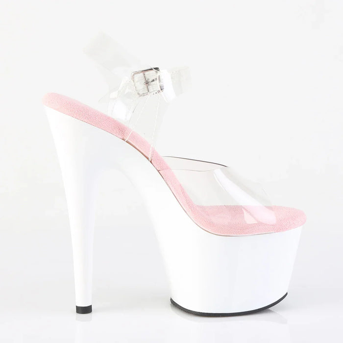 Tacones Pleaser ADORE-708 Transparente B. Rosa