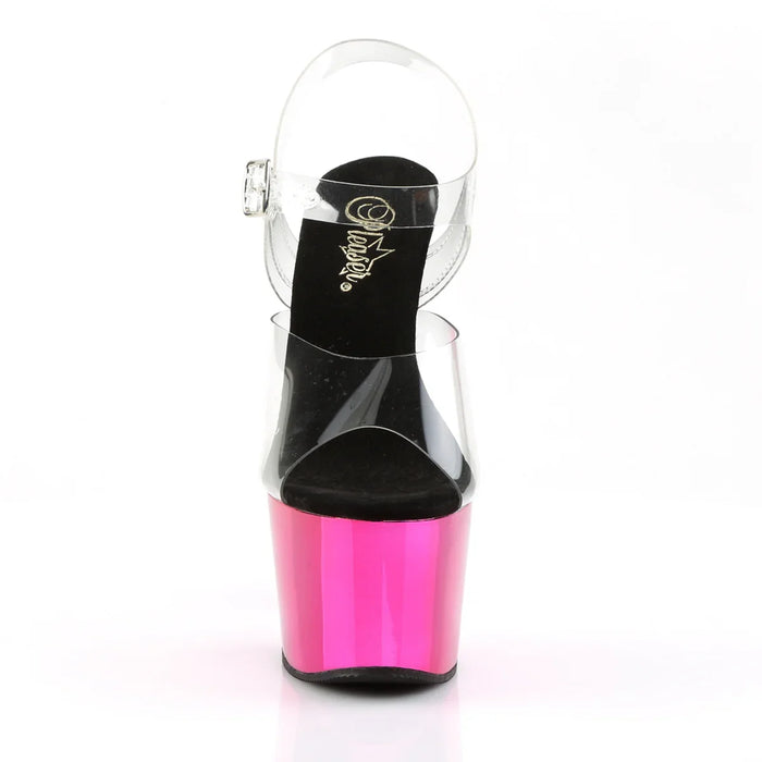 Tacones Pleaser ADORE-708 Transparente H. Rosa