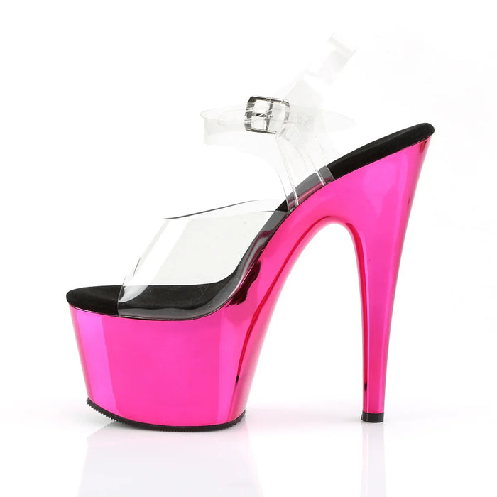 Tacones Pleaser ADORE-708 Transparente H. Rosa