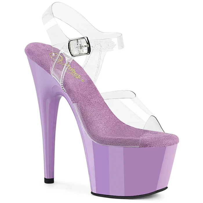 Tacones Pleaser ADORE-708 Transparente Lavanda