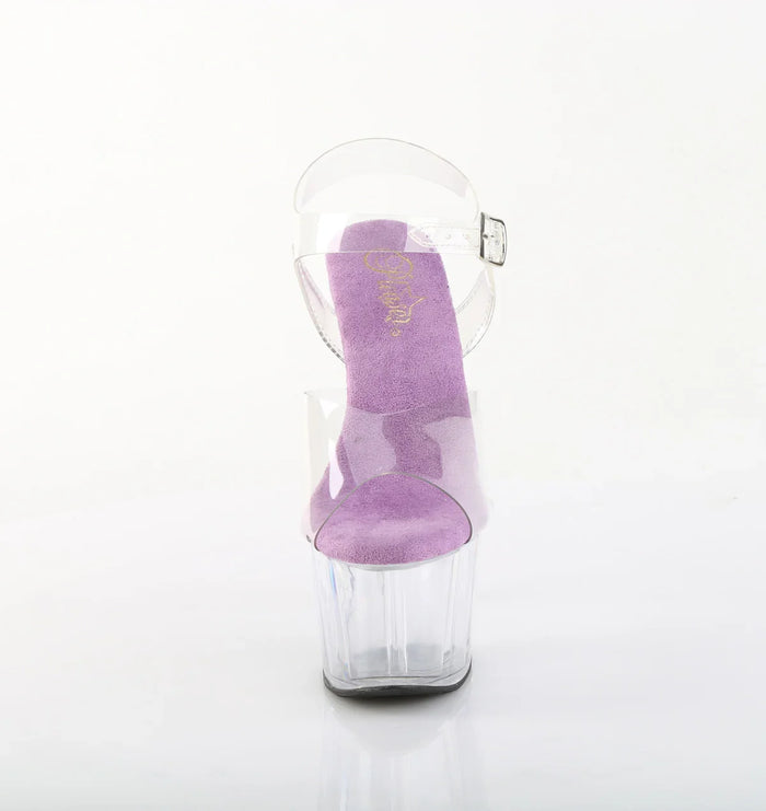 Tacones Pleaser ADORE-708 Transparente Lavanda