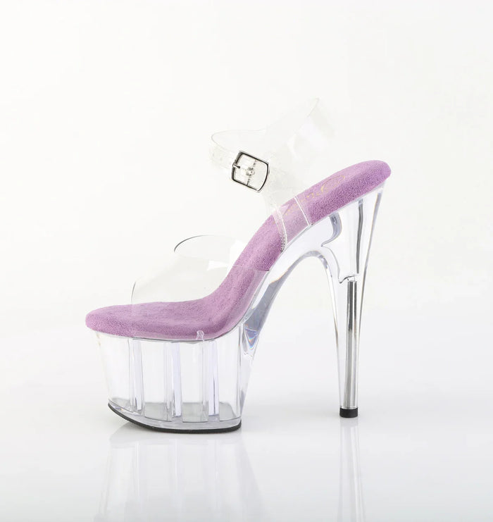 Tacones Pleaser ADORE-708 Transparente Lavanda