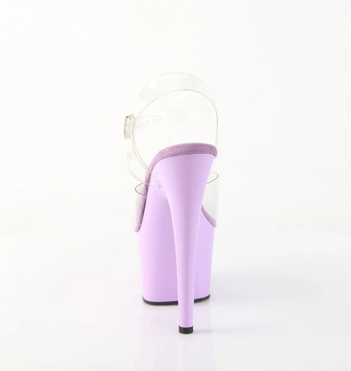 Tacones Pleaser ADORE-708 Transparente Lavanda