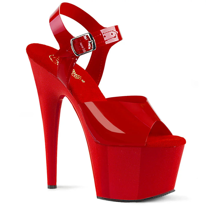 Tacones Pleaser ADORE-708N Rojo (jelly Like)