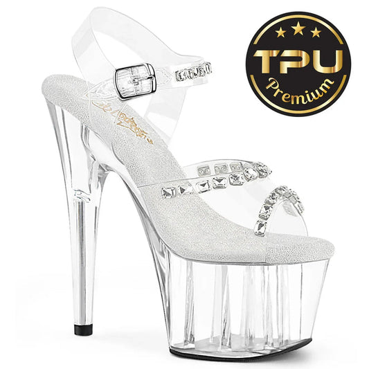 Tacones Pleaser ADORE-708PREM-STN Transparente