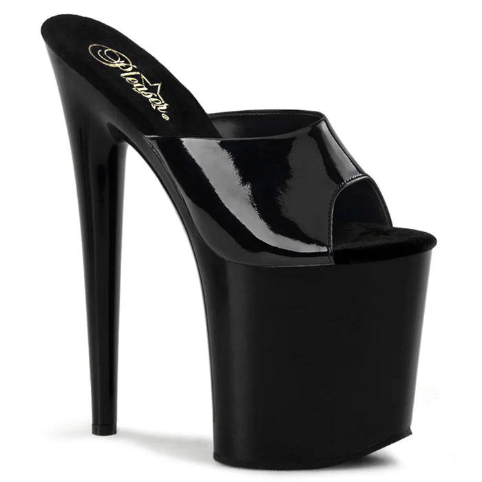 Tacones Pleaser FLAMINGO-801 Negro Charol