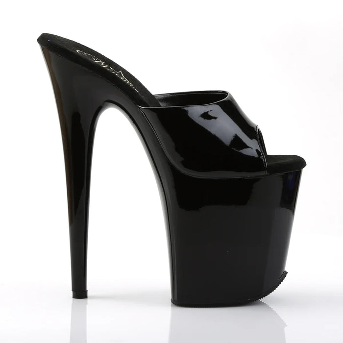 Tacones Pleaser FLAMINGO-801 Negro Charol