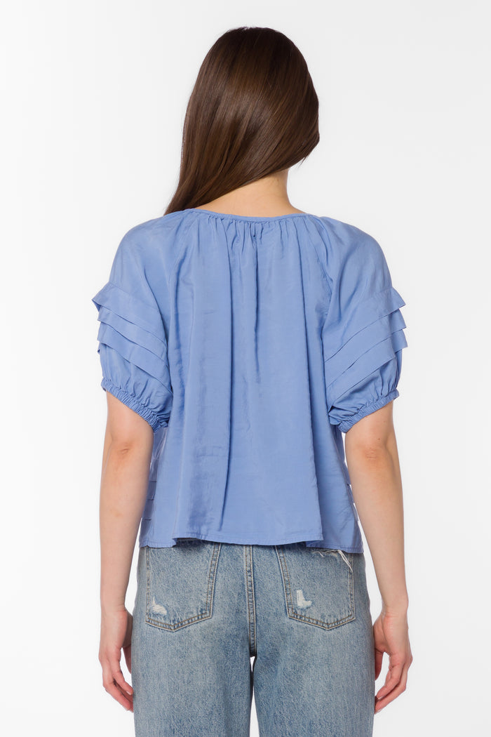 Tashia Peri Sky Top - Tops - Velvet Heart Clothing