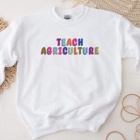 Teach Agriculture Colors– Crewneck