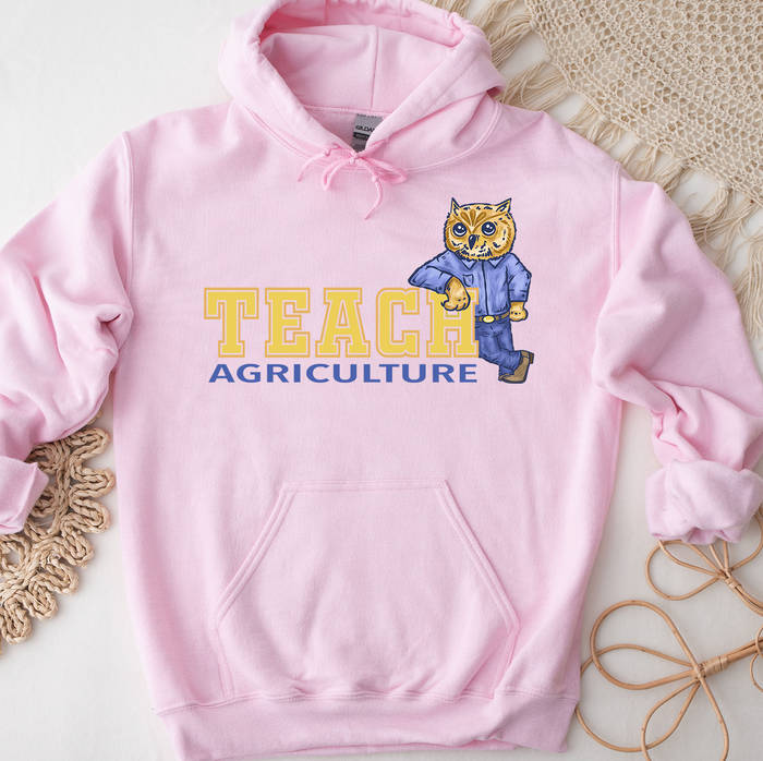 Teach Agriculture Owl– Hoodie