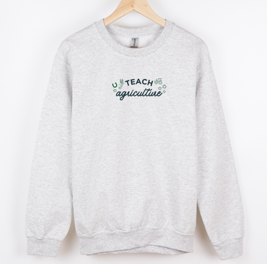 Teach Agriculture Symbols– Crewneck