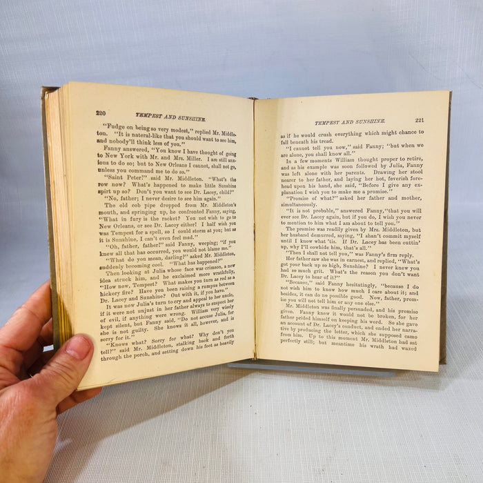 Tempest and Sunshine or Life in Kentucky by Mrs. Mary J. Holmes The Federal Book Company