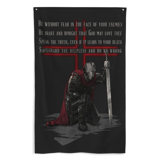 Templar Code Wall Flag