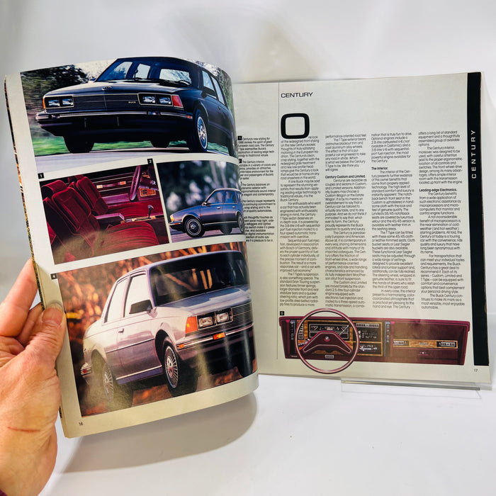 The Buick Buyer's Guide 1986 Dealers Showroom Advertising Catalog Brochure Guide Cars & Station Wagon by General Motors