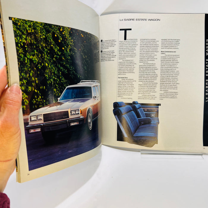 The Buick Buyer's Guide 1986 Dealers Showroom Advertising Catalog Brochure Guide Cars & Station Wagon by General Motors