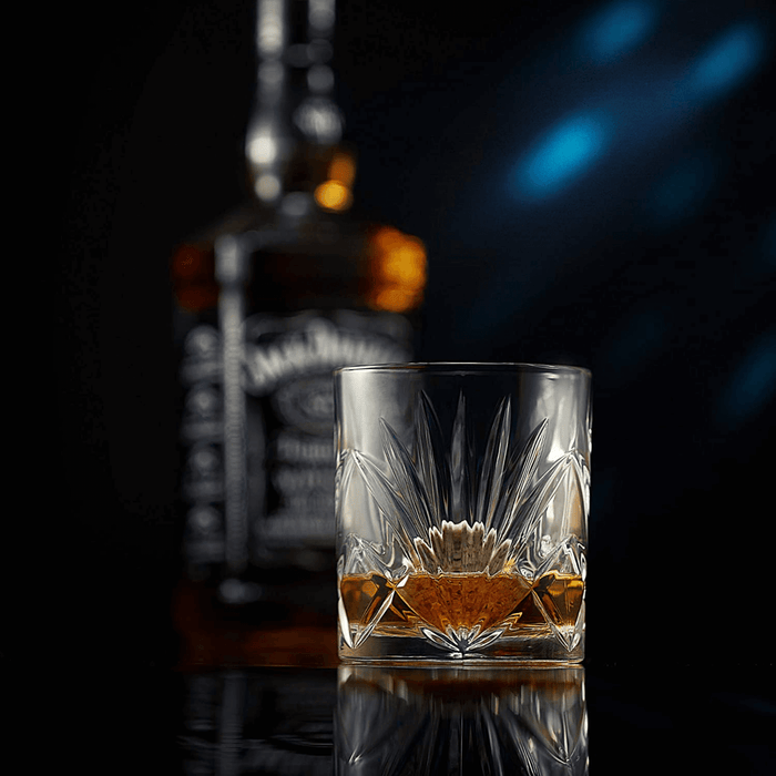 The Connoisseur's Set - Palm Whiskey Glass Edition  ROCKS Whiskey Chilling Stones