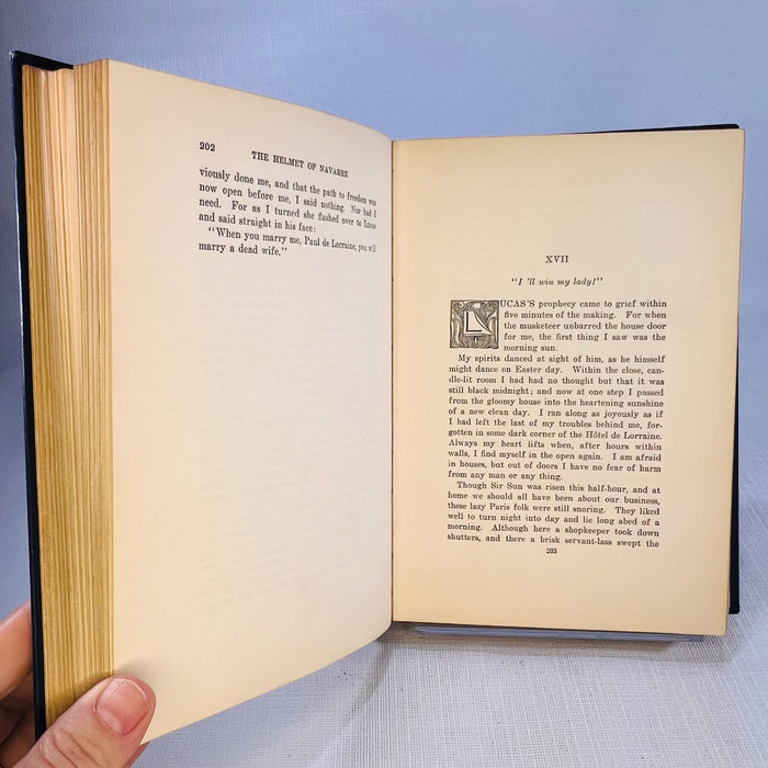 The Helmet of Navarre by Bertha Runkle illustrations by Andre Casaigne 1901 The Century Co.