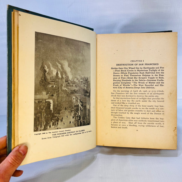 The History of the San Francisco Earthquake and Fire Horror the Complete Story by Charles Eugene Banks 1906