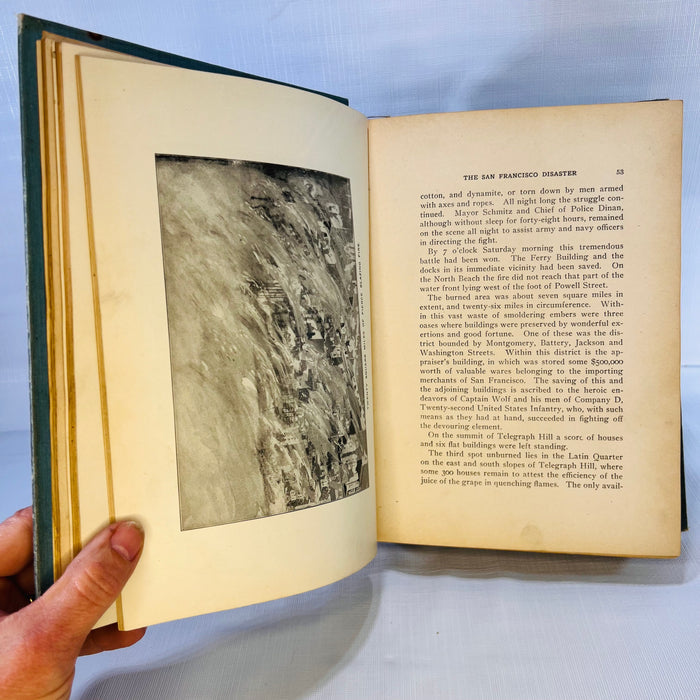 The History of the San Francisco Earthquake and Fire Horror the Complete Story by Charles Eugene Banks 1906