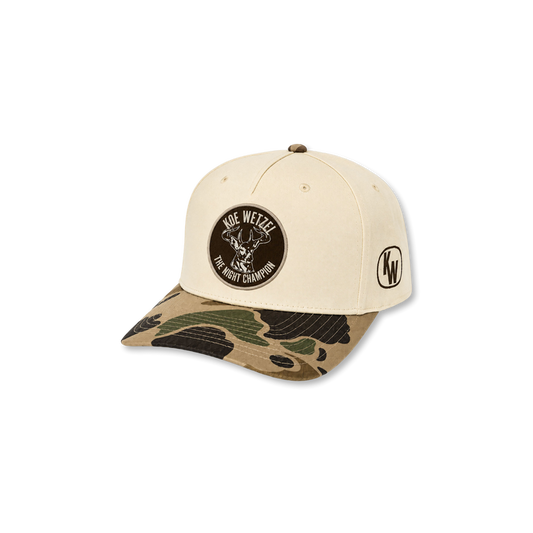 "The Night Champion" Camo Cream Hat