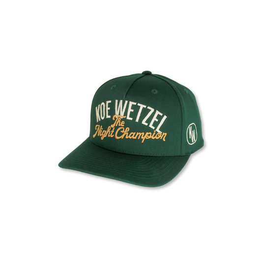 "The Night Champion" Hunter Green Hat