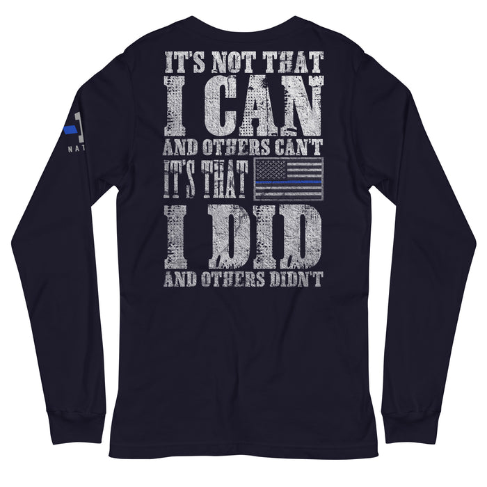 Thin Blue Line: I Can. I Did Long Sleeve