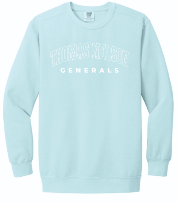 Thomas Nelson Generals Colorful Crewneck