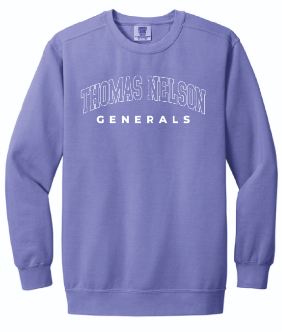 Thomas Nelson Generals Colorful Crewneck