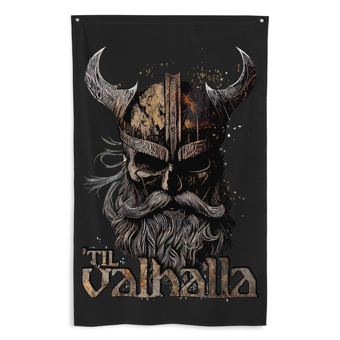 Til Valhalla Wall Flag