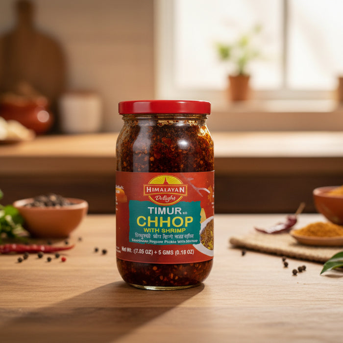 Timur Chhop with Shrimp by Himalayan Delight