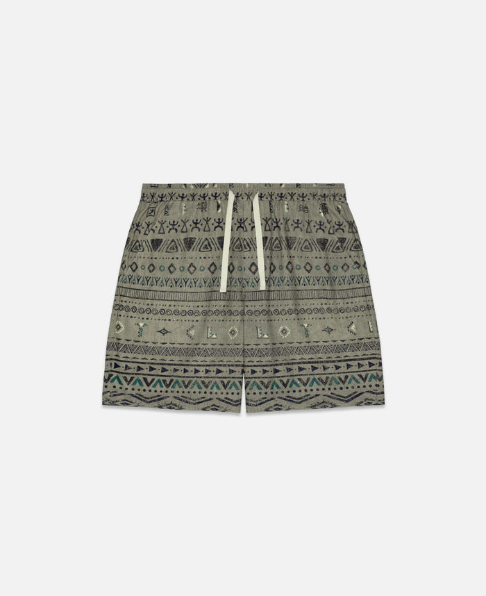 Tribal Shorts (Beige)