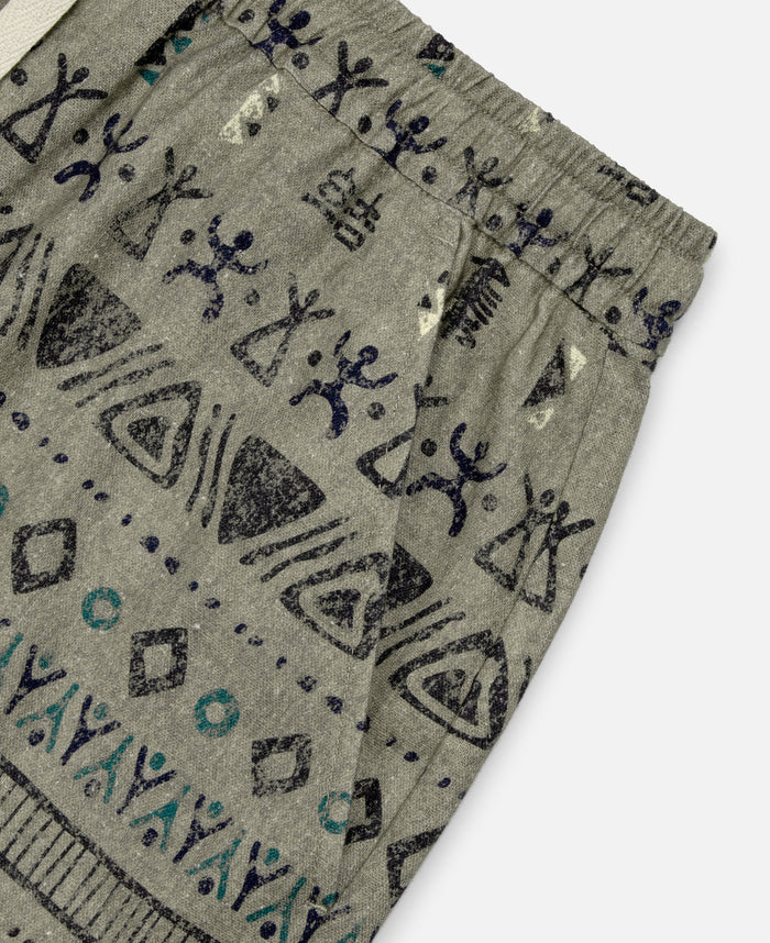 Tribal Shorts (Beige)
