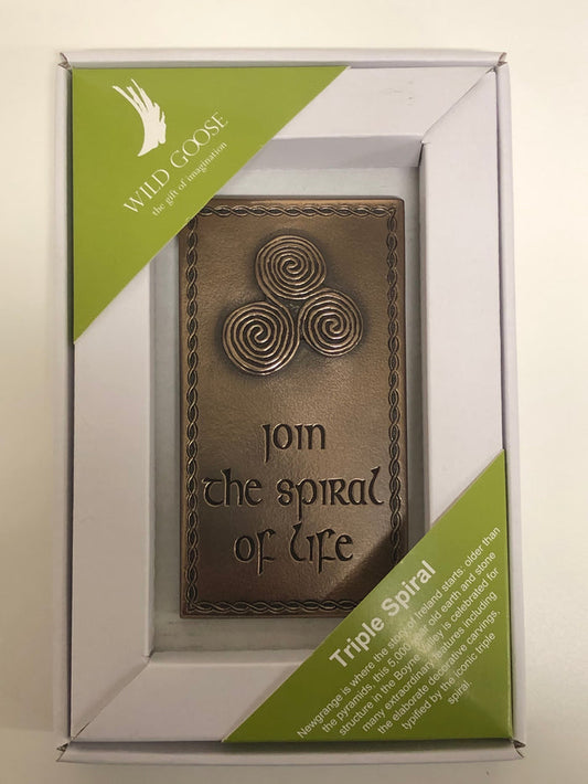 Triple Spiral - Small Plaque