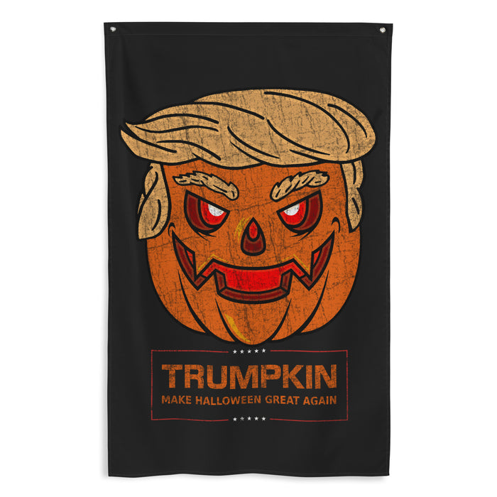 TRUMPKIN: Make Halloween Great Again! Wall Flag