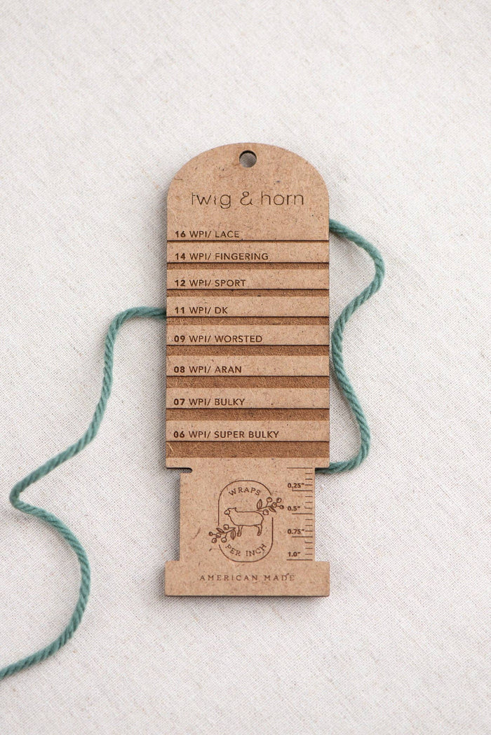 Twig & Horn Wraps per Inch Tool