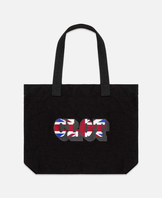 Union Flag Tote Bag (Black)
