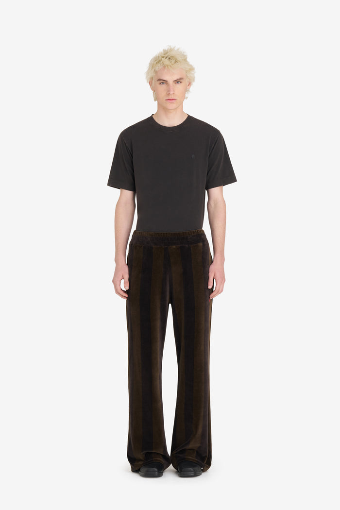TRACKSUIT PANT VELVET XXS / KHAKI